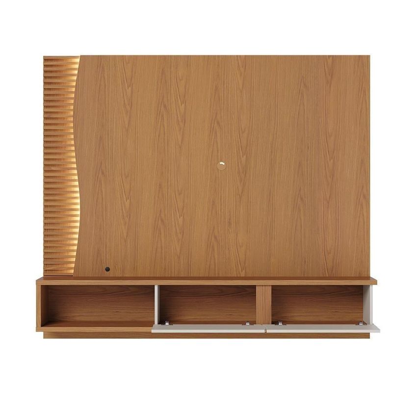Painel Para TV Egeu 65" 179cm MDF-MDP com LED Off White Colibri Móveis - imagem 3