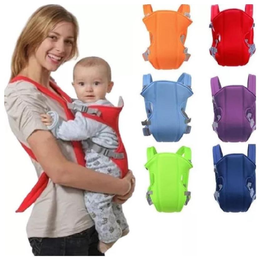 Canguru Para Bebê Ergonômico 3 Posições Até 15kg Laranja Yeet - imagem 3