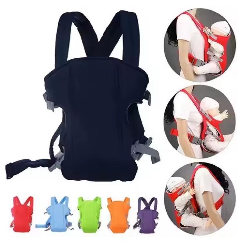 Canguru Para Bebê Ergonômico 3 Posições Até 15kg Laranja Yeet - imagem 5