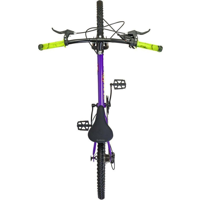 Bicicleta Axess Infantil Aro 24 Quadro Aço 7 Marchas Freio V-brake Track & Bikes Roxo - imagem 3