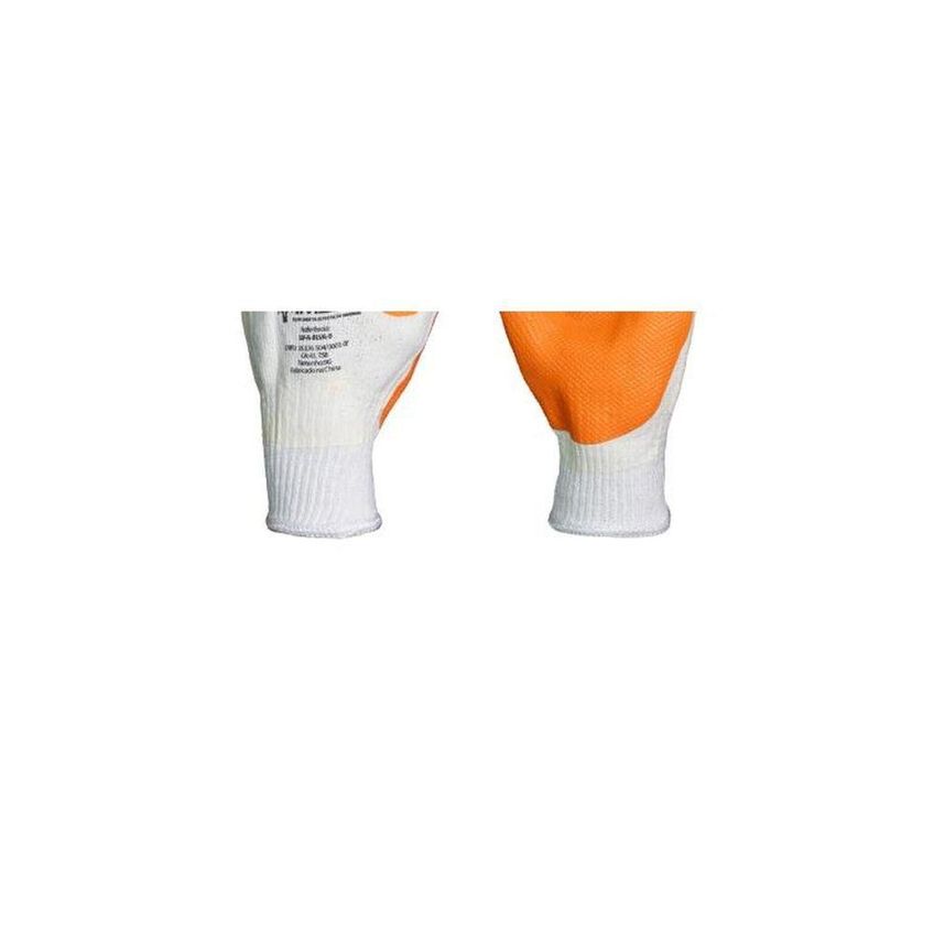 Luva Vulcanizada Imbat 9 (g) Para Operações Leves Domésticas E Veterinárias Com Látex Bivolt Laranja - imagem 3