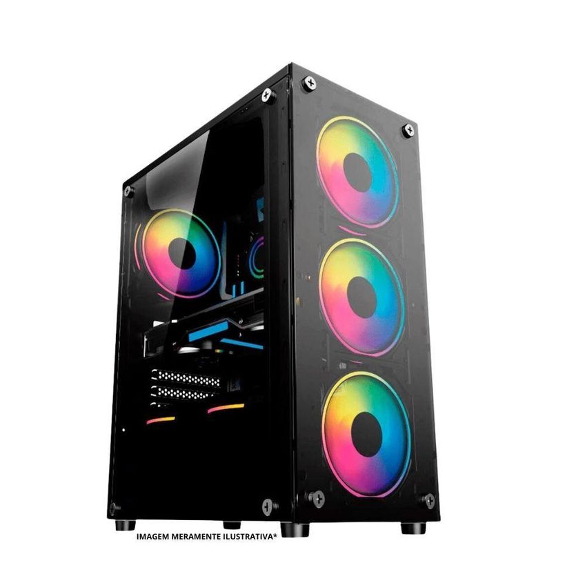 PC Solução Completa Intel Core i7 16GB SSD 512GB Monitor 19 Geforce GT 4GB - imagem 5