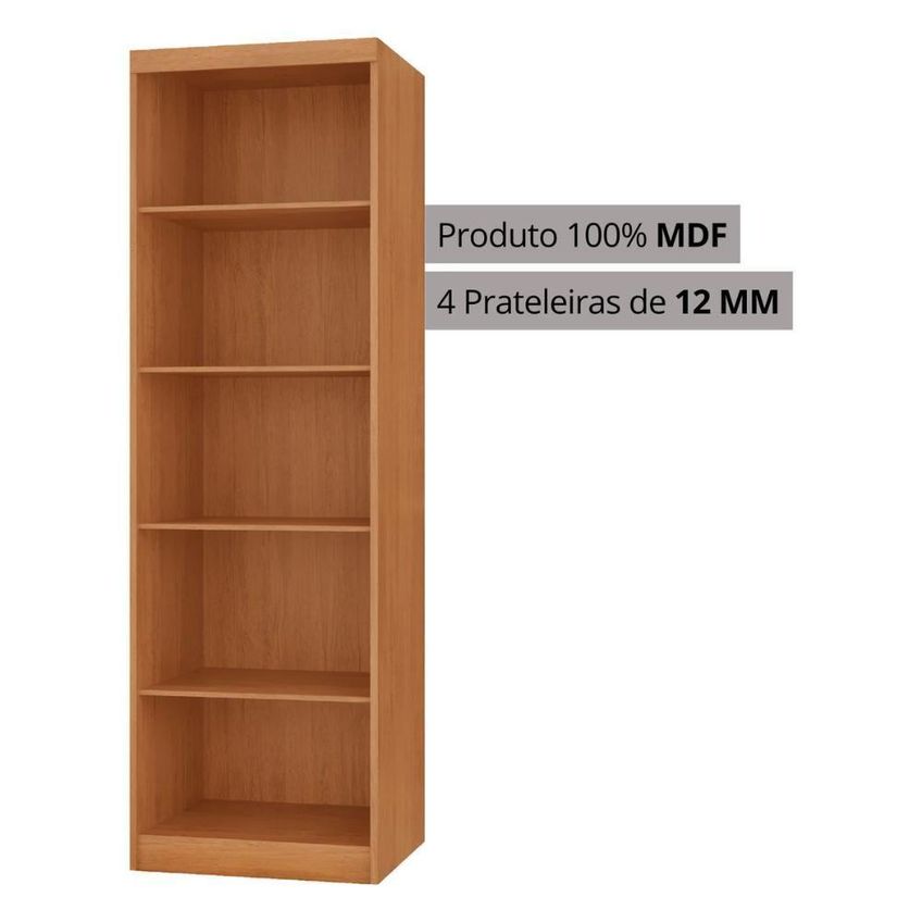 Guarda Roupa Solteiro CR35515 2 Portas De Bater MDF Madeirado Off White Multimóveis - imagem 5