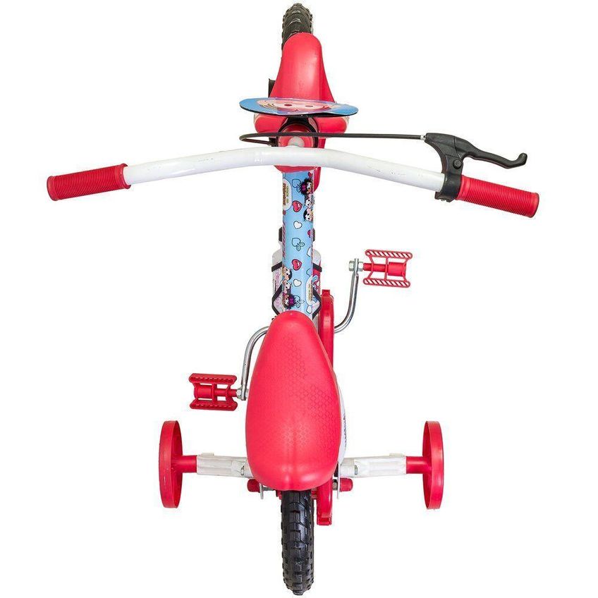 Bicicleta Infantil Aro 12 Monica Freio A Tambor Com Garrafinha Vermelho Track & Bikes - imagem 3