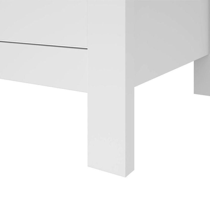 Cômoda Maggiore 6 Gavetas MDF-MDP Puxadores Em Metal Branco Móveis Lopas - imagem 5