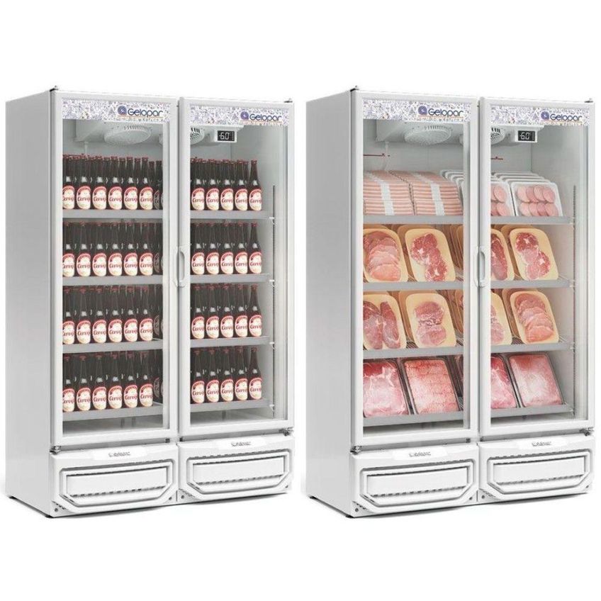 Expositor De Bebidas Vertical Gelopar Gcbc950 957l Branco 220v - imagem 3