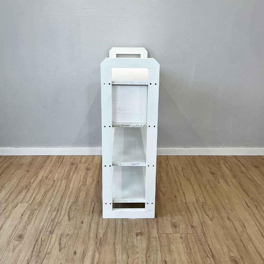 Aparador Linea Ample Moderno 2 Gavetas Madeira Maciça 100cm Branco Artfactory Design - imagem 3