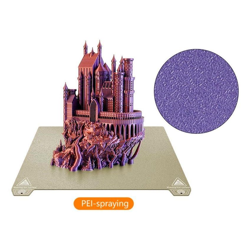 Plataforma De Impressão 3d Magnética Flexível Alta Aderência Aço Mola Preto Kits E Gifts 235x235mm - imagem 3