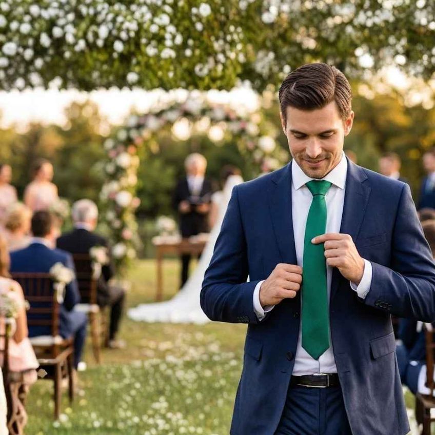 Kit 13 Gravatas Social Várias Cores Tons De Verde Masculina Slim Lisa Padrinho Casamento Noivo Trabalho Congresso - imagem 5