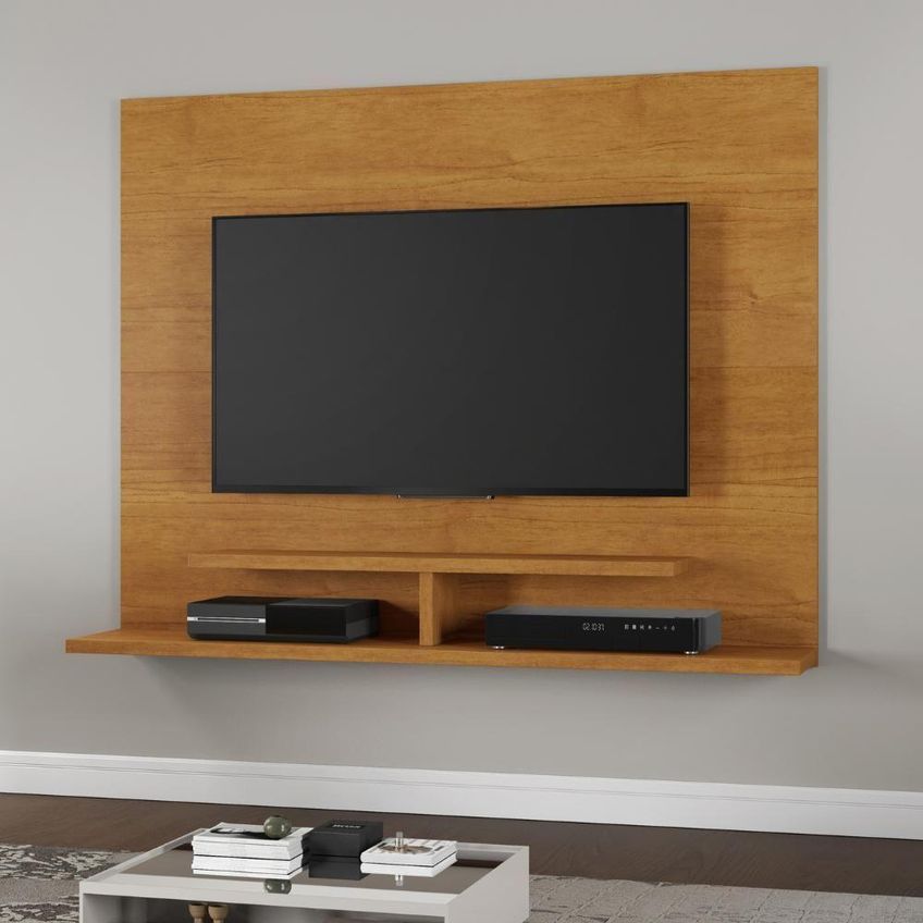 Painel Venus Para TV 56 Polegadas 136,5cm MDP com Suporte Cinamomo - imagem 3