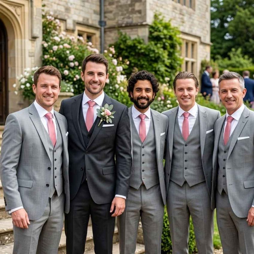 Kit 2 Gravatas Social Masculina Slim Lisa Eventos Casamento Padrinho Trabalho Congresso Várias Cores Tons De Rosa - imagem 4
