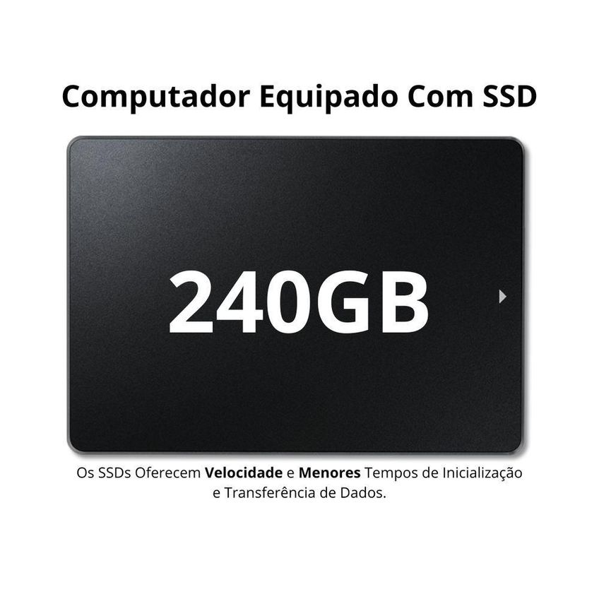 Computador Completo PCG-I516G240GM19500WKIT Intel Core I5 16GB SSD 240GB Solução Completa - imagem 4