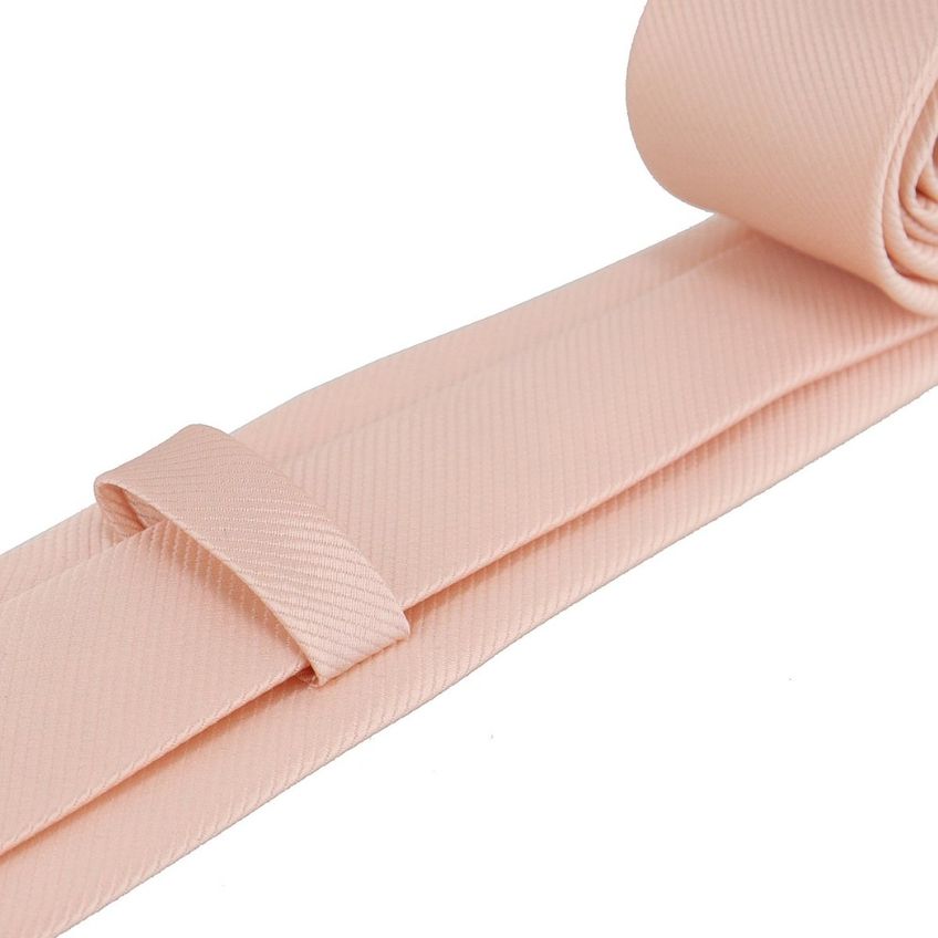Kit 2 Gravatas Social Masculina Slim Lisa Eventos Casamento Padrinho Trabalho Congresso Várias Cores Tons De Rosa - imagem 3
