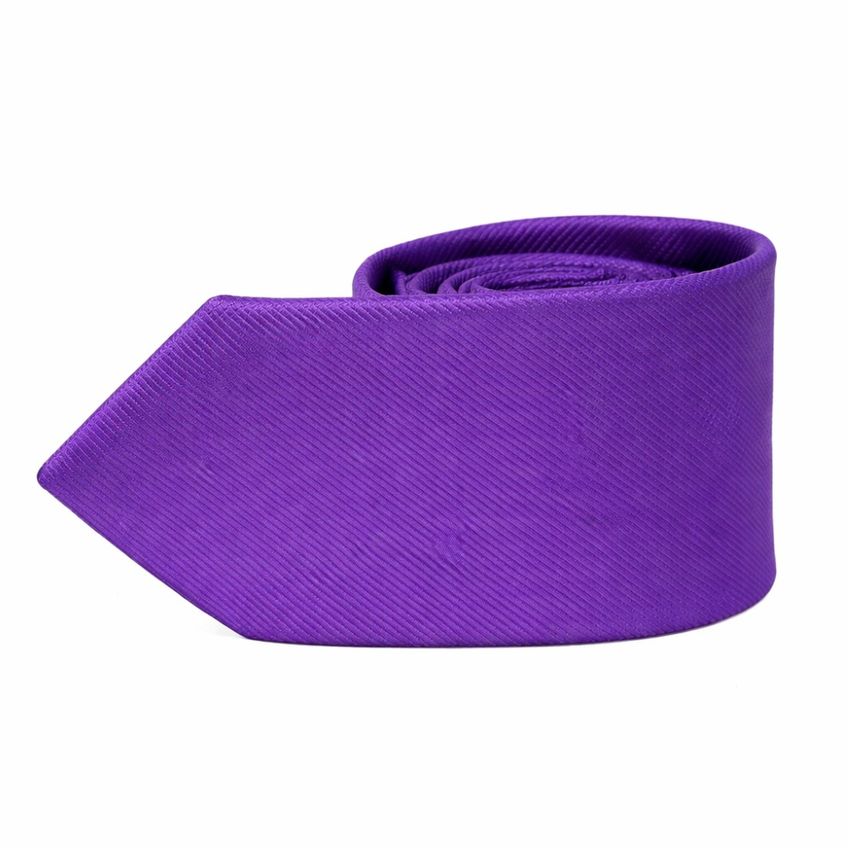 Kit 9 Gravatas Masculina Social Slim Premium Várias Cores Tons De Roxo Lisa Elegante Padrinhos Formatura Trabalho - imagem 2