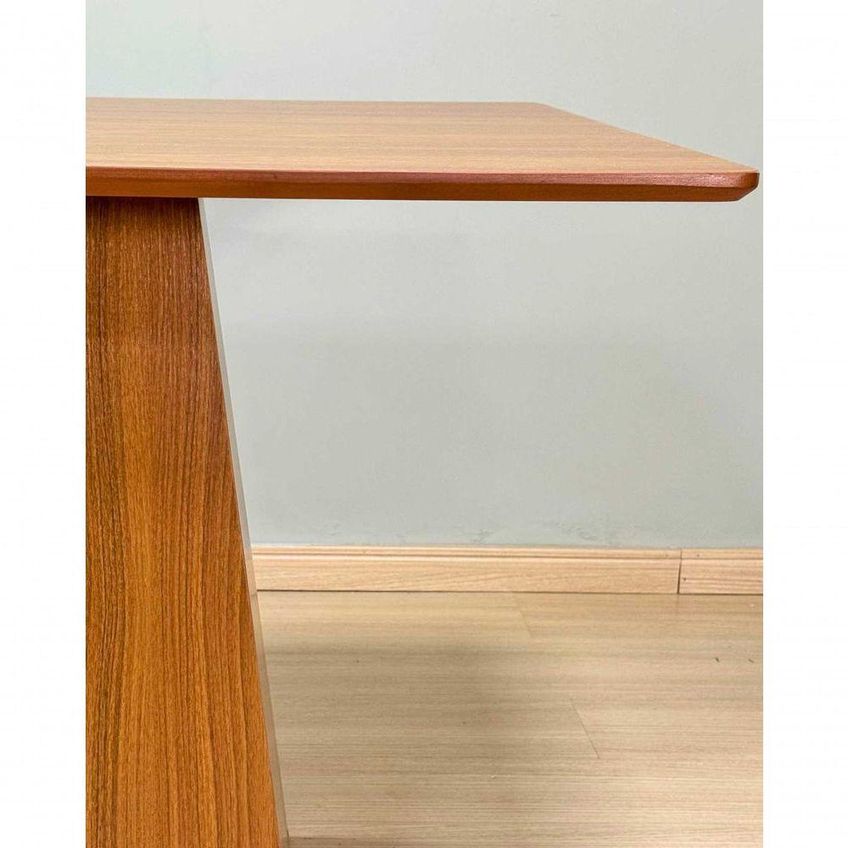 Mesa De Jantar Loft 4 Lugares Quadrada Mdf 130cm Freijó Modelar Art Móveis - imagem 4