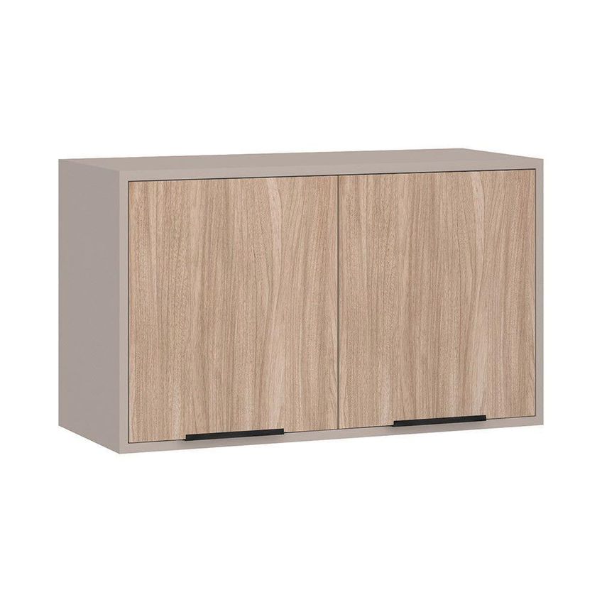 Armário Aéreo Stylo 60cm 2 Portas MDP Giratória Cinammon Cumaru Luciane Móveis - imagem 5