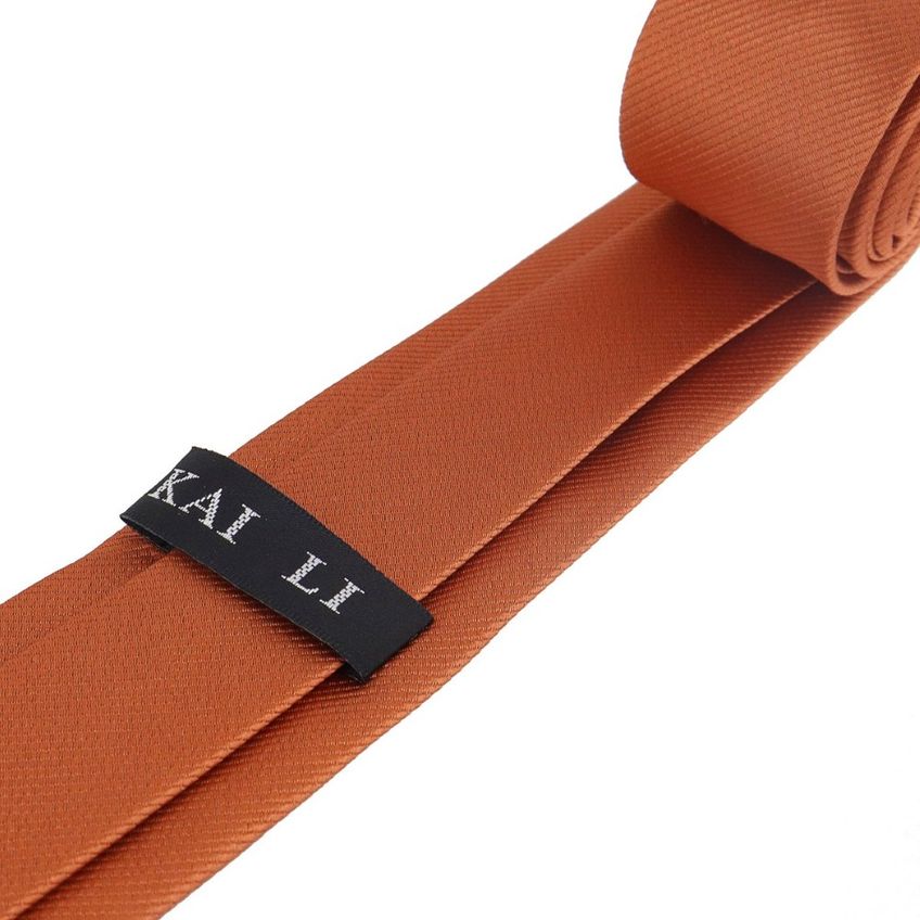 Kit 11 Gravatas Social Masculina Slim Lisa Eventos Casamento Padrinho Trabalho Congresso Várias Cores Tons Terrosos - imagem 4