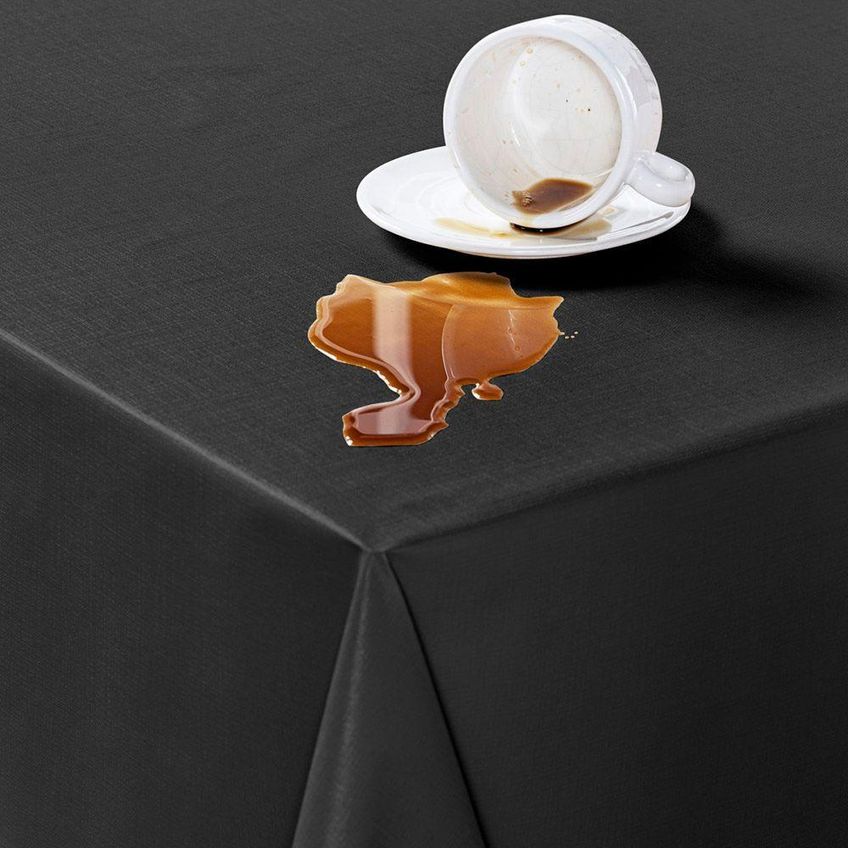 Toalha De Mesa Lisa Térmica Impermeável Em Pvc E Polietileno 2,00m X 1,40m 1 Peça Clara Luz Decora - imagem 4