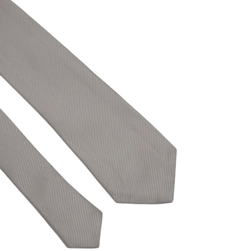 Kit 9 Gravatas Masculina Social Slim Premium Várias Cores Tons De Cinza Lisa Elegante Padrinhos Formatura Trabalho - imagem 4