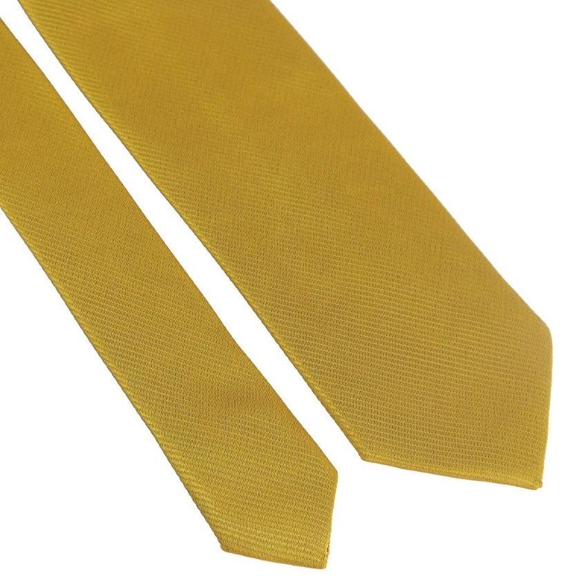Kit 11 Gravatas Social Masculina Slim Lisa Eventos Casamento Padrinho Trabalho Congresso Várias Cores Tons De Amarelo - imagem 3