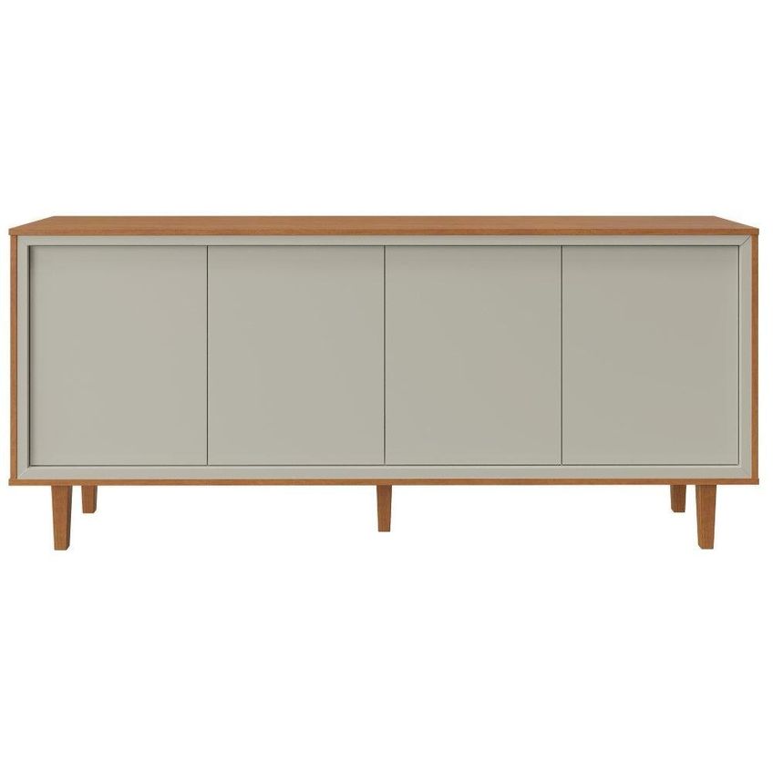 Buffet Delux 4 Portas 1 Gaveta MDF com Fecho Toque Off White Mavaular Móveis - imagem 5