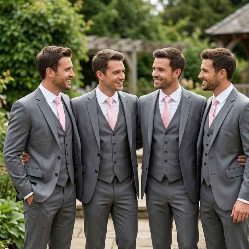 Kit 13 Gravatas Social Várias Cores Tons de Rosa Masculina Slim Lisa Padrinho Casamento Noivo Trabalho Congresso - imagem 5