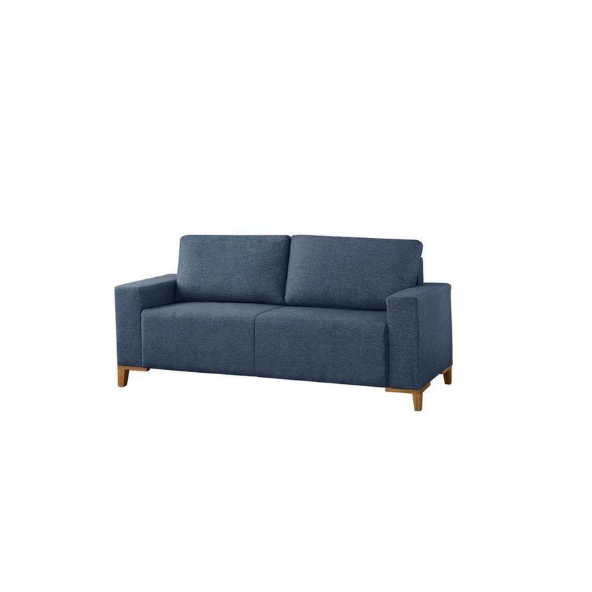 Sofá Milano 2x3 Lugares Fixo 150cm Azul Linho Meu Sofá Online A259 - imagem 4