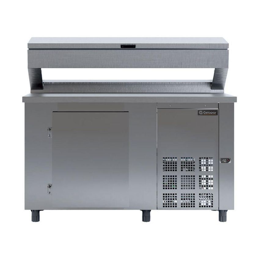 Balcão Refrigerado Condimentado Gelopar Gbpz150tai 150l Inox 220v - imagem 4