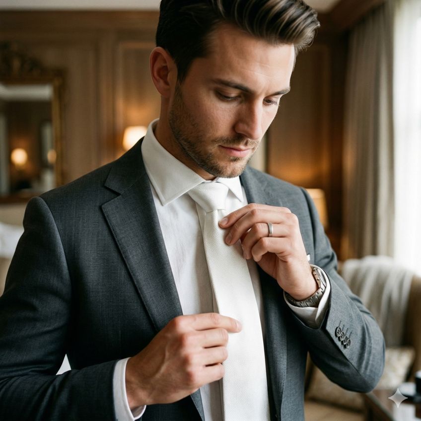 Kit 2 Gravatas Social Masculina Slim Lisa Eventos Casamento Padrinho Trabalho Congresso Várias Cores Tons Clássicos - imagem 5