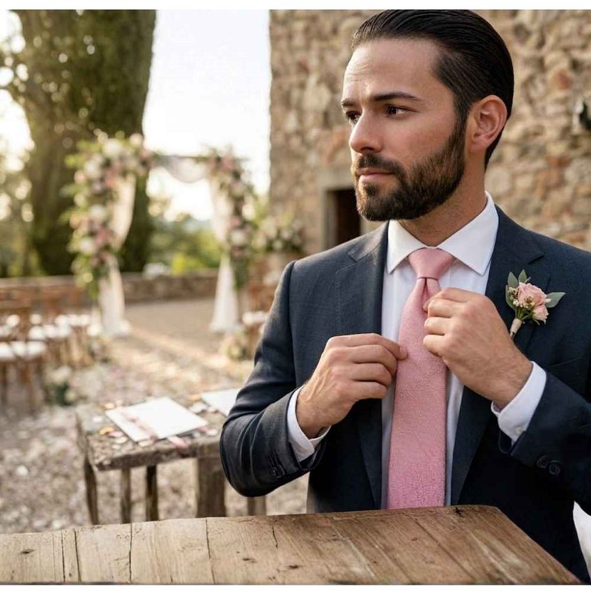 Kit 11 Gravatas Social Masculina Slim Lisa Eventos Casamento Padrinho Trabalho Congresso Várias Cores Tons De Rosa - imagem 5