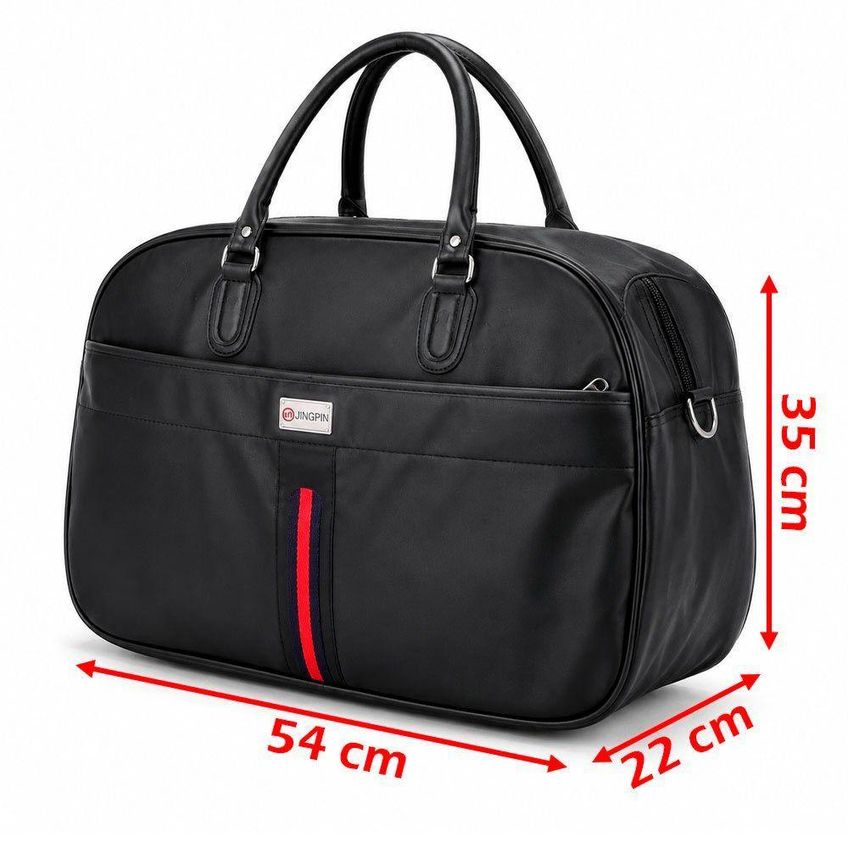 Bolsa De Viagem Grande Em Poliéster Com Alça Fechamento Por Zíper Impermeável Modelo Bagagem - imagem 2