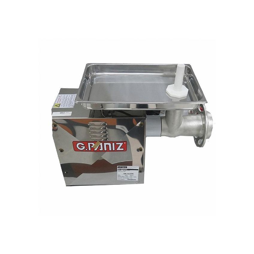 Moedor De Carne MCR 10 Com Transmissão Por Caixa De Redução Em Aço Inoxidável Cinza G.Paniz 220v - imagem 3