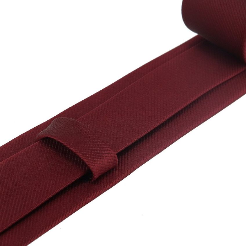Kit 2 Gravatas Social Masculina Slim Lisa Eventos Casamento Padrinho Trabalho Congresso Várias Cores Tons De Vermelho - imagem 4