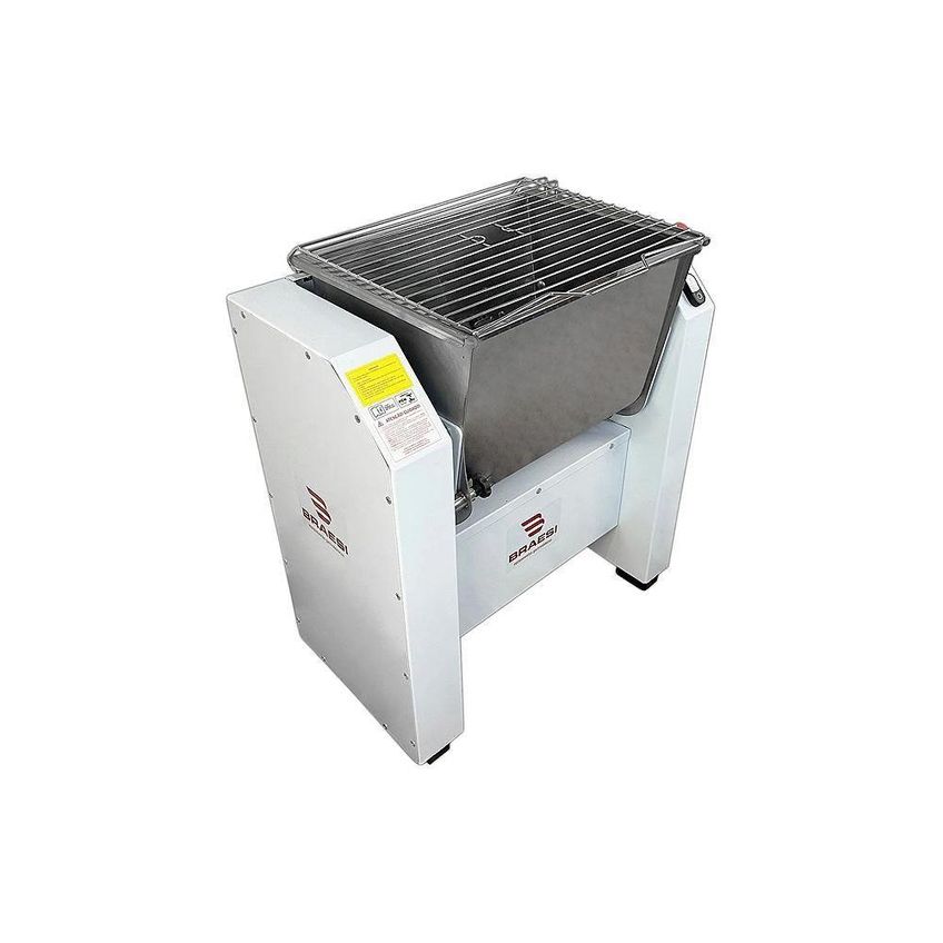 Amassadeira Semi Rápida Ali-25-1 25kg Cuba Em Aço Inox Branco Braesi Bivolt - imagem 3