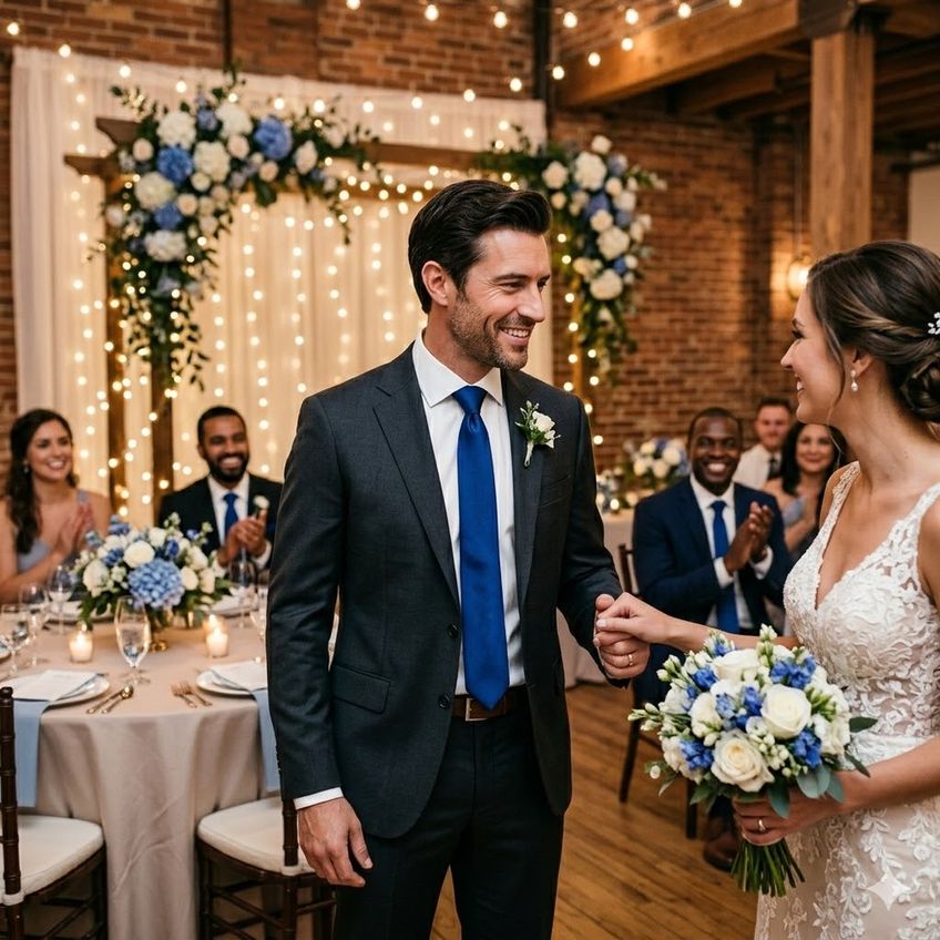 Kit 11 Gravatas Social Masculina Slim Lisa Eventos Casamento Padrinho Trabalho Congresso Várias Cores Tons De Azul - imagem 5