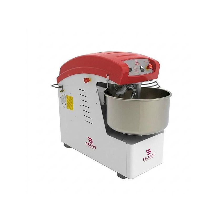 Amassadeira Espiral AES-40-1 G2 Com 2 Velocidades e Cuba em Aço Inox Braesi 220v - imagem 3