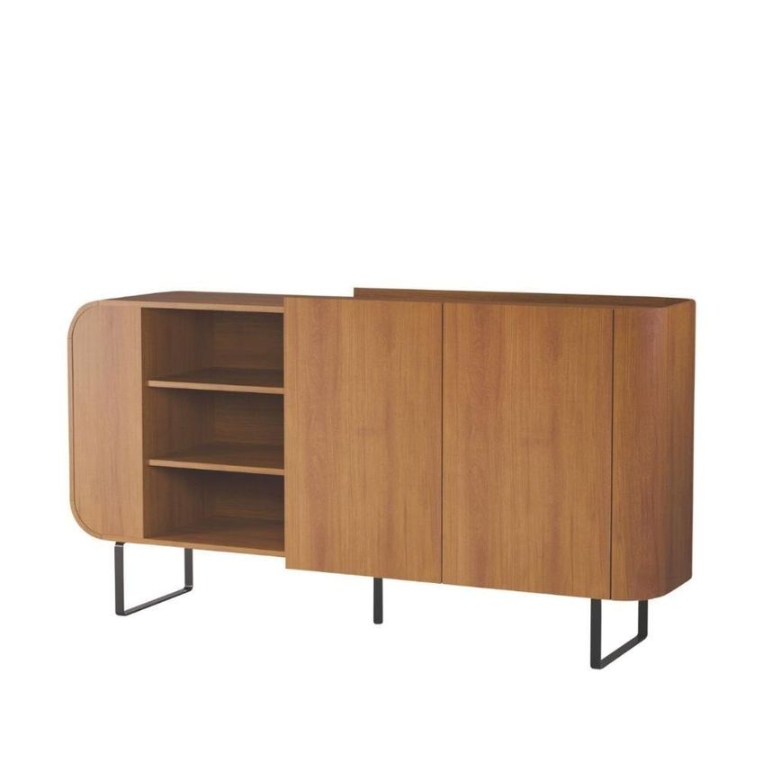 Buffet Moderno Nature 2 Portas 1 Gaveta MDP 160cm Mais De Casa - imagem 3