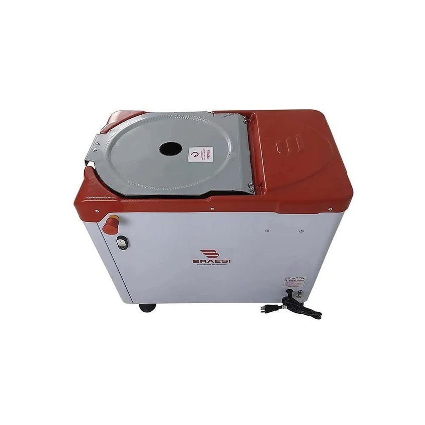 Amassadeira Rápida AR-15-1 15kg Cuba Aço Inox Escovado Vermelho e Branco Braesi 220V - imagem 4