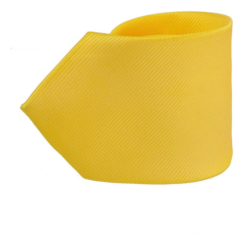 Kit 2 Gravatas Social Masculina Slim Lisa Eventos Casamento Padrinho Trabalho Congresso Várias Cores Tons De Amarelo - imagem 2