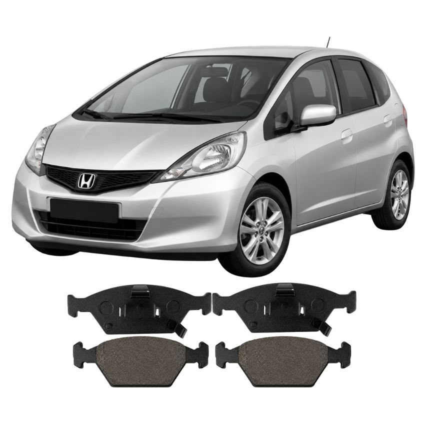 Pastilha Freio Dianteira City New Fit 1.5 2009-2014 Teves - imagem 5
