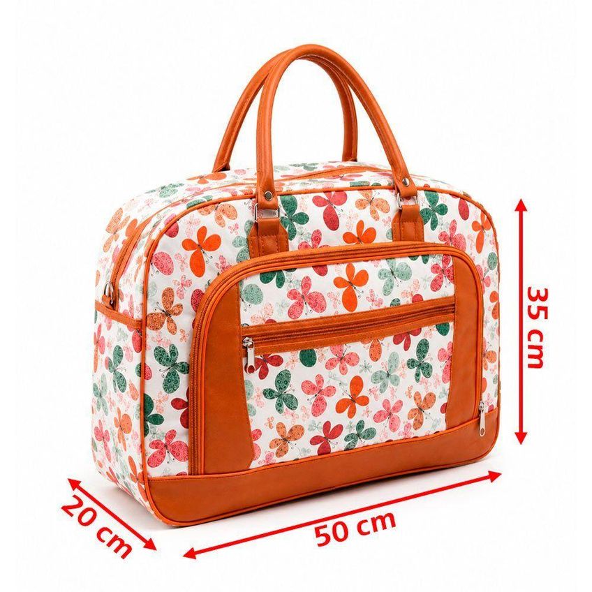 Bolsa Sacola Mala De Viagem Grande 50cm X 35cm X 20cm Em Poliéster Com Alça Reforçada E Impermeável - imagem 4