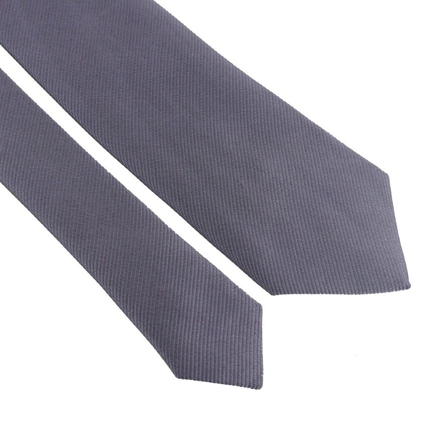 Kit 9 Gravatas Masculina Social Slim Premium Várias Cores Tons De Cinza Lisa Elegante Padrinhos Formatura Trabalho - imagem 3