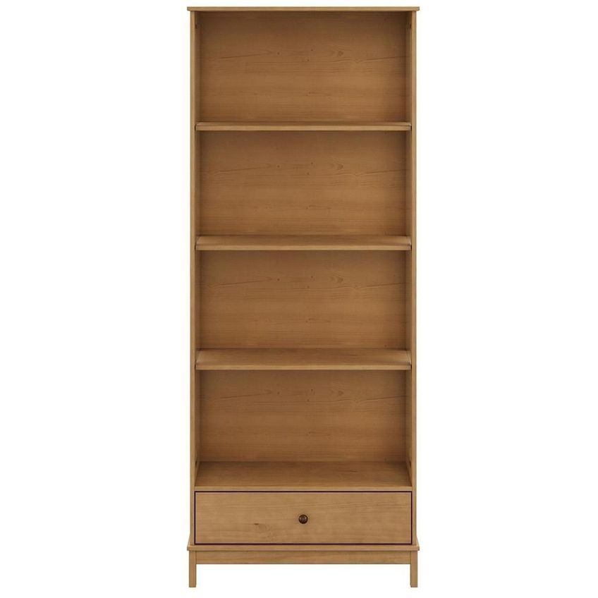 Cristaleira Ethos F06 2 Portas 3 Prateleiras Com Gaveta Freijó Lyam Decor - imagem 5