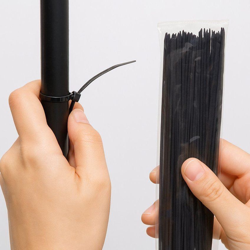 Abraçadeira De Nylon 40cm X 4,8mm Proteção Uv 50 Unidades Preta Startools - imagem 3
