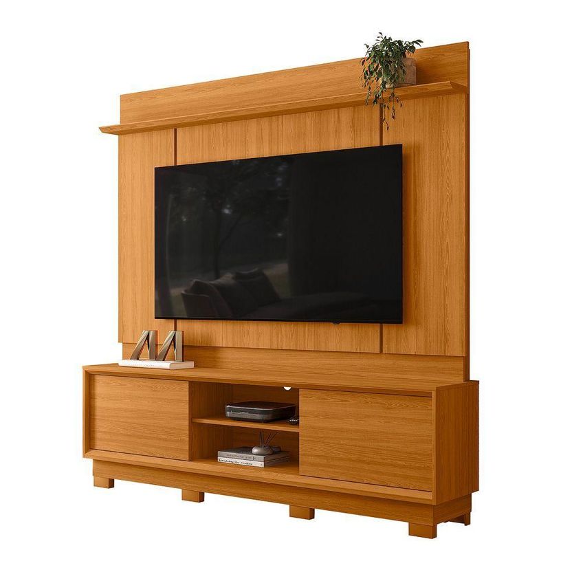Painel De TV Aspen M20 Até 75" 183cm MDP Cinamomo D'Rossi - imagem 3