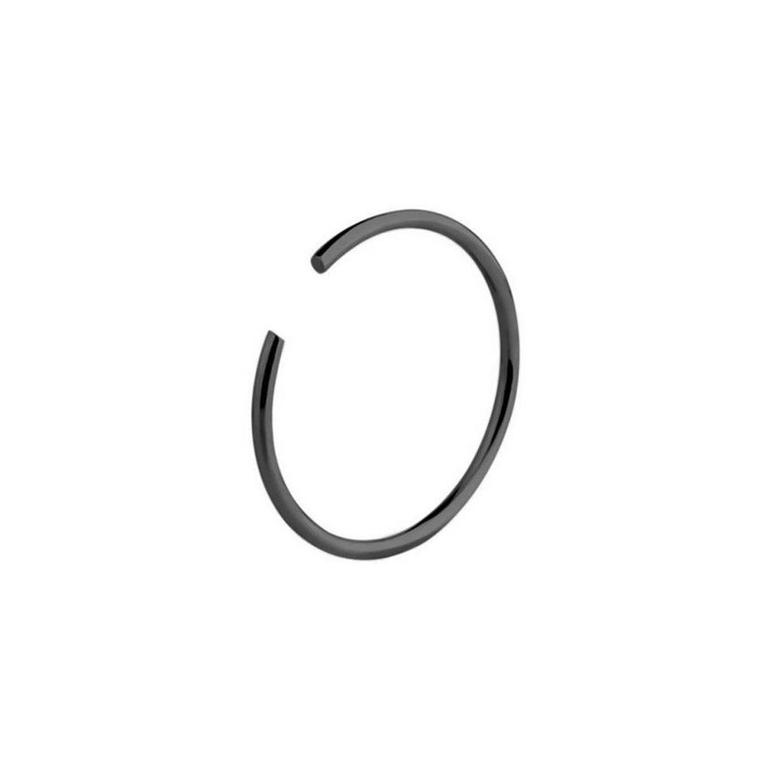Kit 3 Piercings Labret Argola Orizom Aço Inox Prata E Preto E Dourado - imagem 3