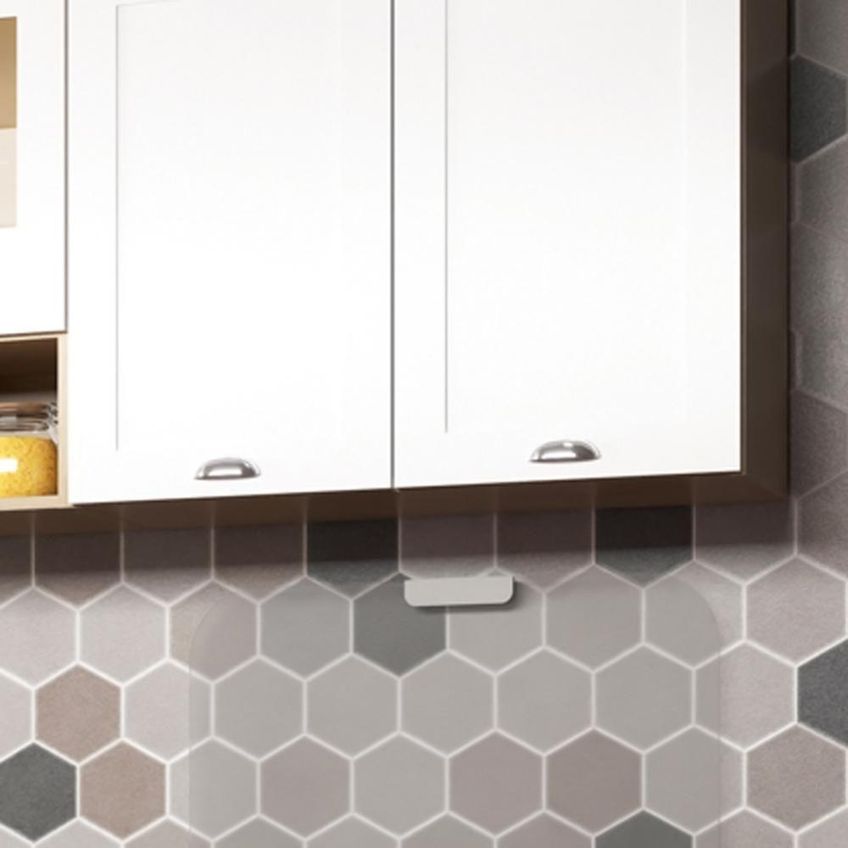Armário De Cozinha Completo Denver 3 Módulos MDF Branco Ditália Móveis - imagem 4