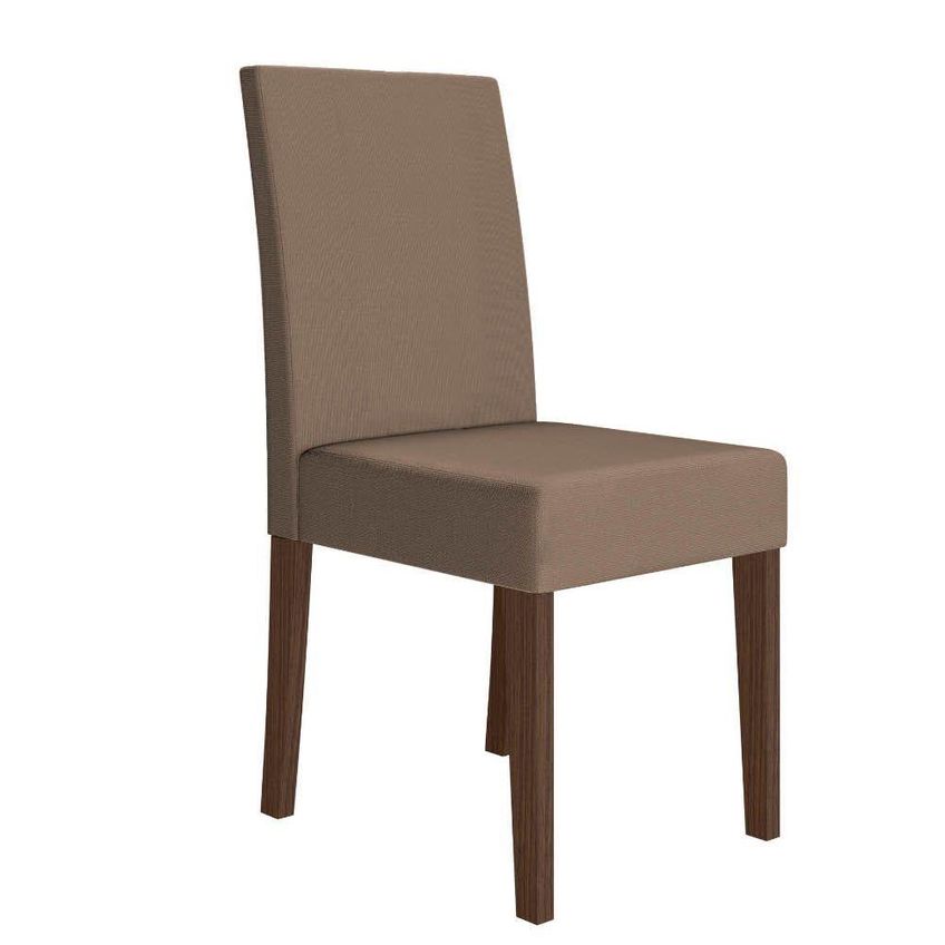Kit 4 Cadeiras De Jantar Josi Mdf Suede Amêndoa Pallazio - imagem 5