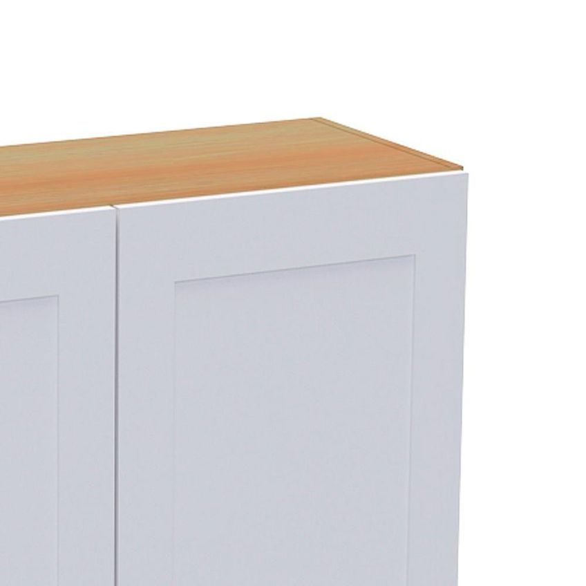 Armário Aéreo Denver 80cm 2 Portas MDF Giratória Branco Ditália Móveis - imagem 4