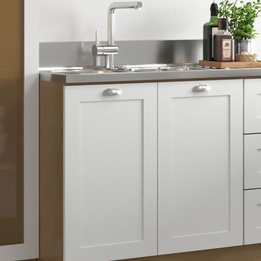 Armário De Cozinha Denver 4 Portas 3 Gavetas Mdf-mdp 190cm Branco Ditália - imagem 3